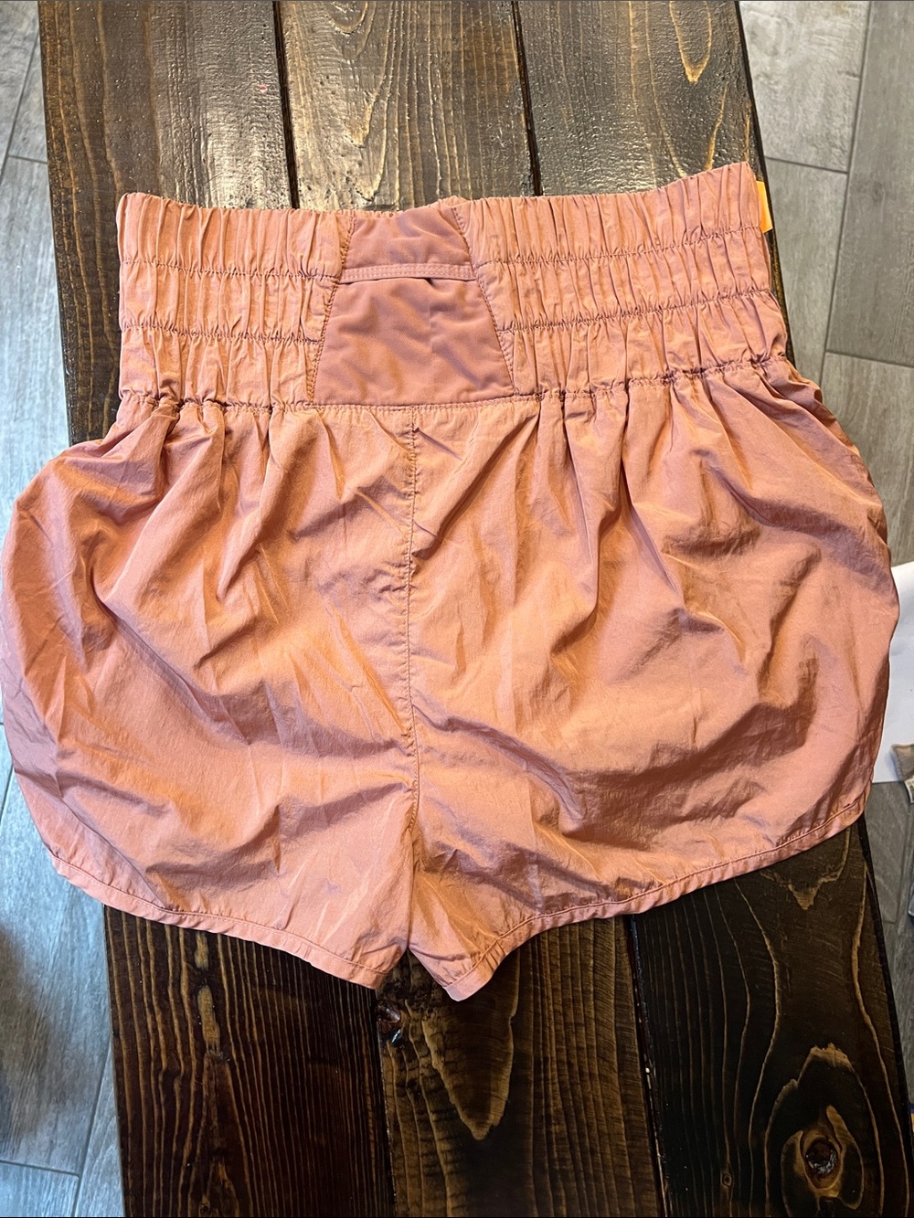 FP Movement by Free People Dusty Peach High-Waist Athletic Shorts